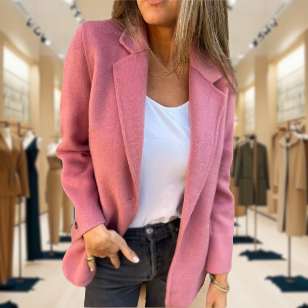 Suzanne - Blazer Décontracté en Laine