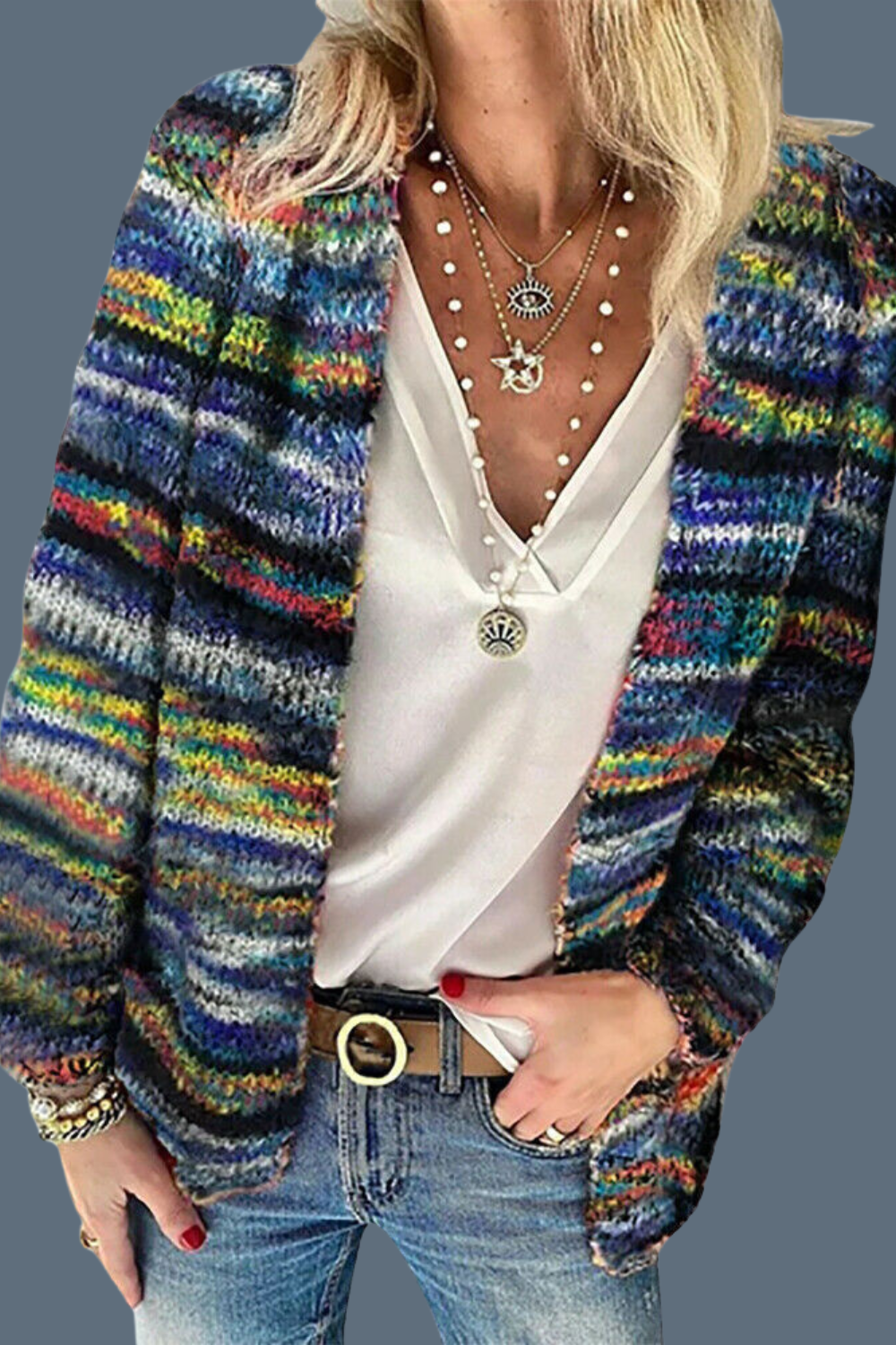 Layla™ - Ultra Soft Multicolor Cardigan