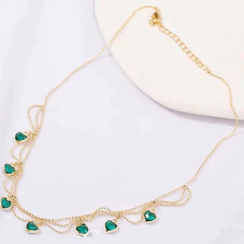 Collier en forme de cœur