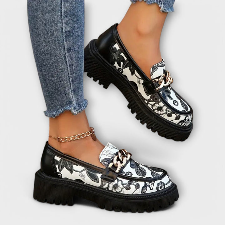 Sandra - Mocassins Rétro Élégants