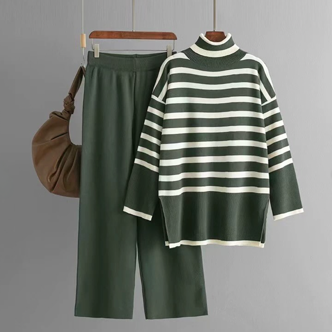 Avery™ - Élégant ensemble à col roulé en deux pièces