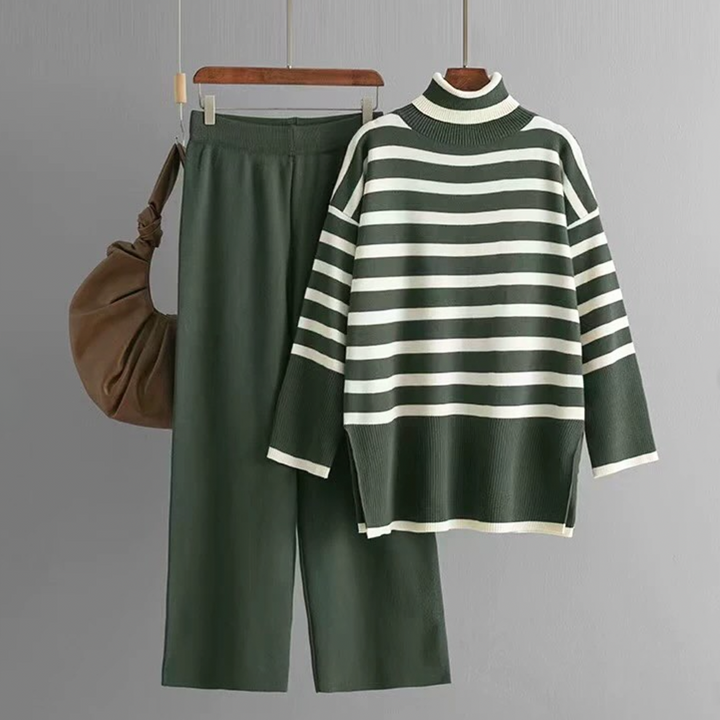 Avery™ - Élégant ensemble à col roulé en deux pièces