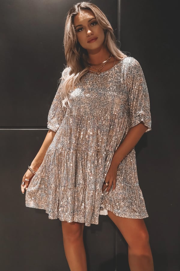 Coco - Mini Sequined Robe
