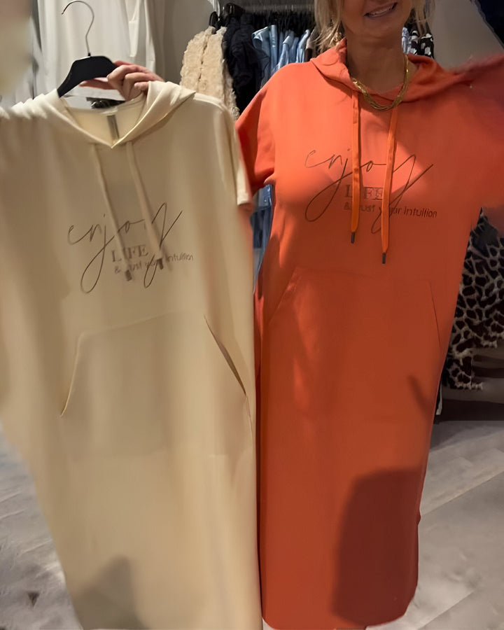 Parker - Sweat à Capuche Décontracté avec Imprimé Lettres