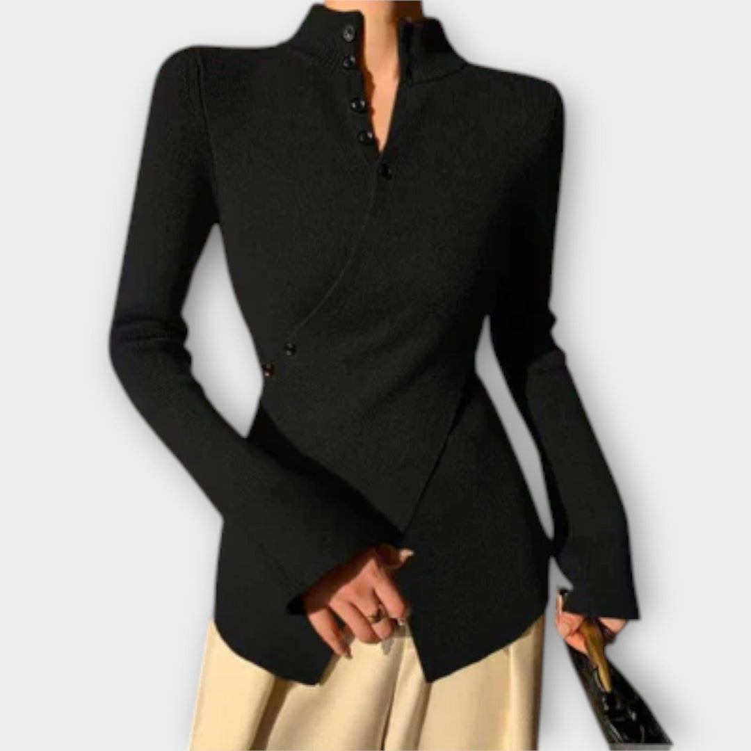 Pull en Coton Tricoté Élégant