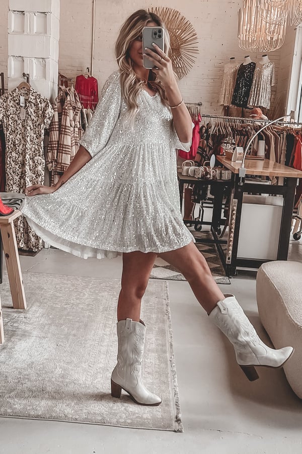 Coco - Mini Sequined Robe