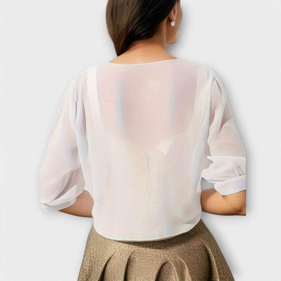 Blouse à Devant Ouvert