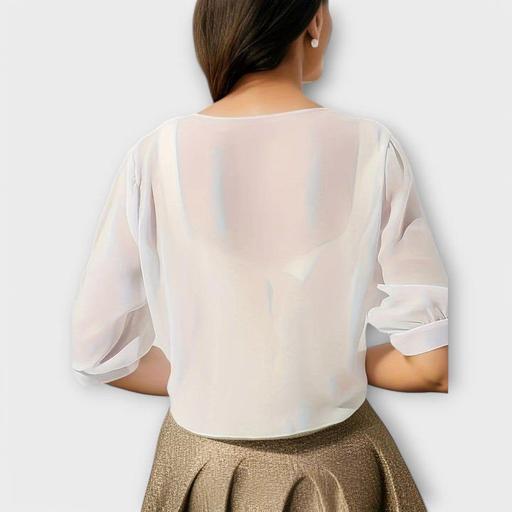 Blouse à Devant Ouvert