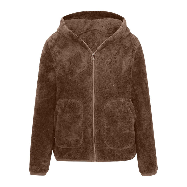 Avery™ - Sweat-shirt en polaire ultra doux couleur corail