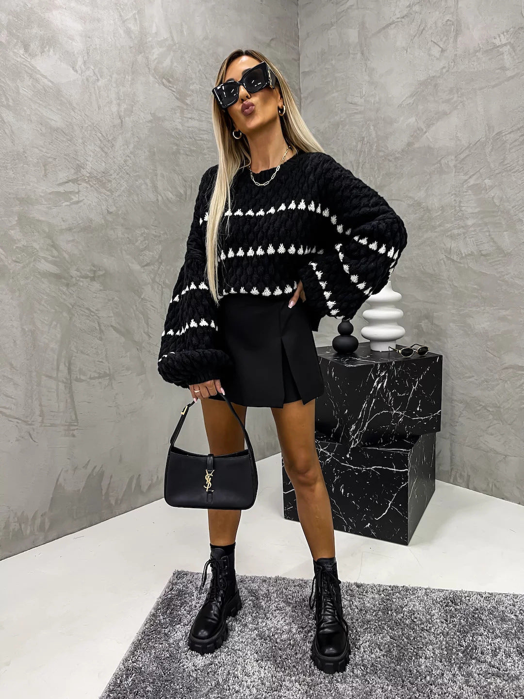 Amelia™ - Élégant Pull à Pois