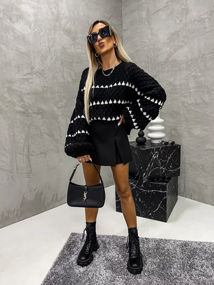 Amelia™ - Élégant Pull à Pois