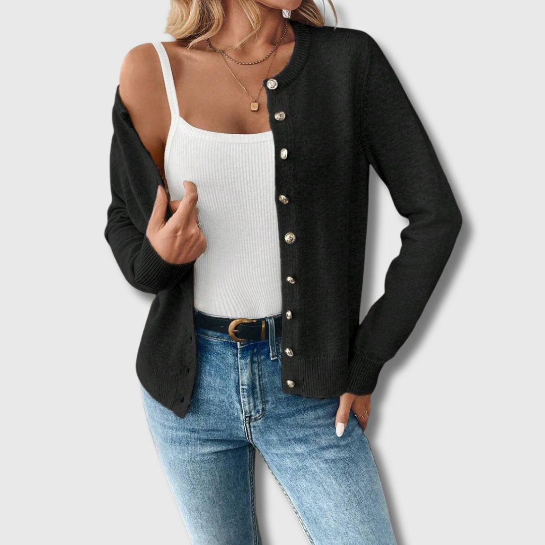 Lisa - Femme Cardigan Classique Édition Limitée