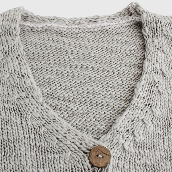 Fayeva - Femme Cardigan Élégant à Col V Édition Limitée