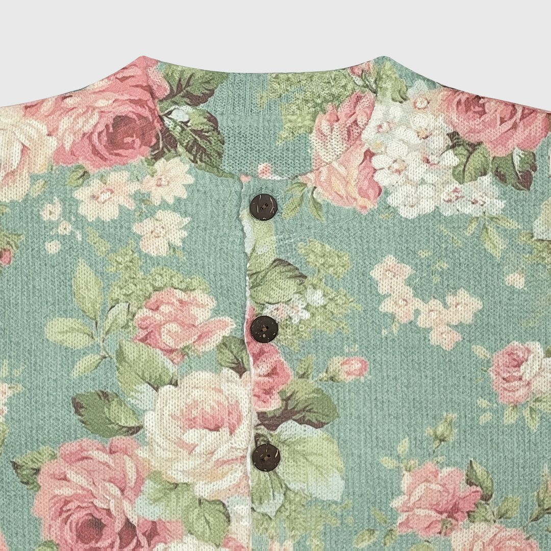 Aurélia – Cardigan Femme Fleuri Édition Limitée
