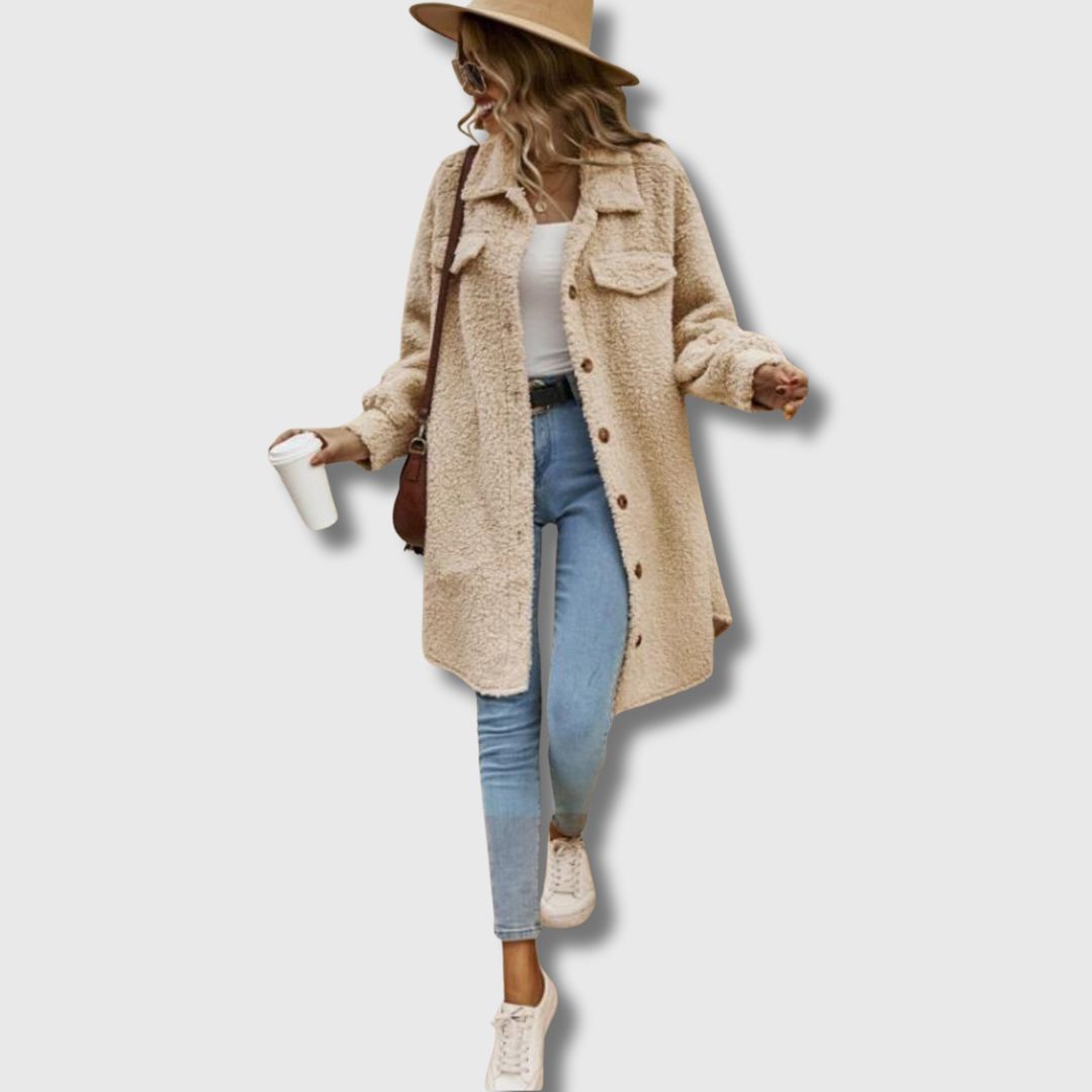 Angélique - Femme Manteau Fourrure | Édition Limitée