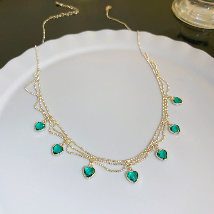 Collier en forme de cœur