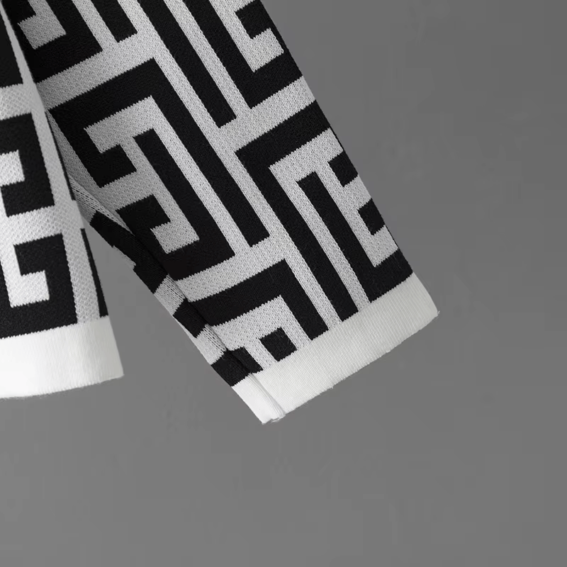 Avery™ - Ensemble trois pièces en tartan rétro avec col en O