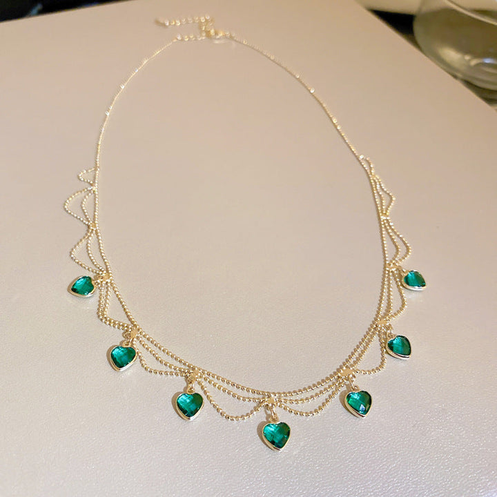 Collier en forme de cœur