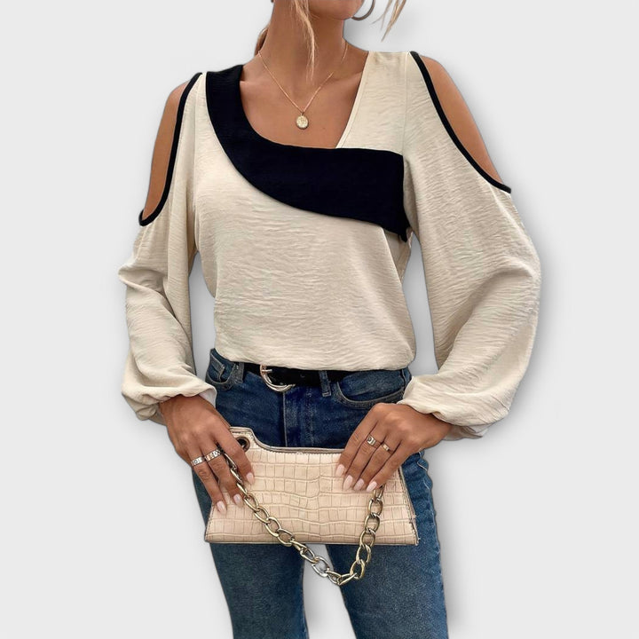 Blouse avec Décolleté Carré