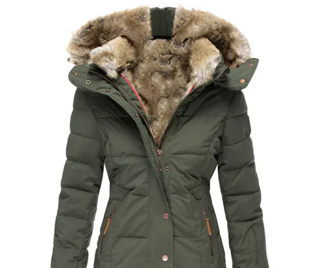 Bella - Manteau d'Hiver Confortable avec Doublure en Fourrure