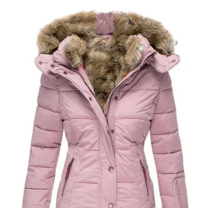 Bella - Manteau d'Hiver Confortable avec Doublure en Fourrure