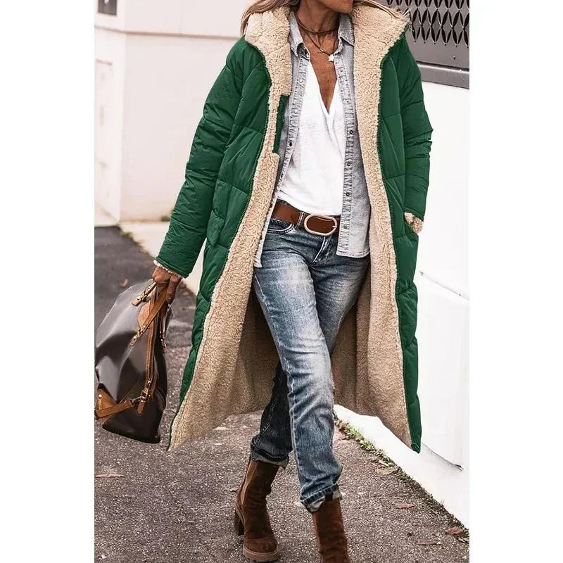 Jade - Élégant Manteau d'Hiver