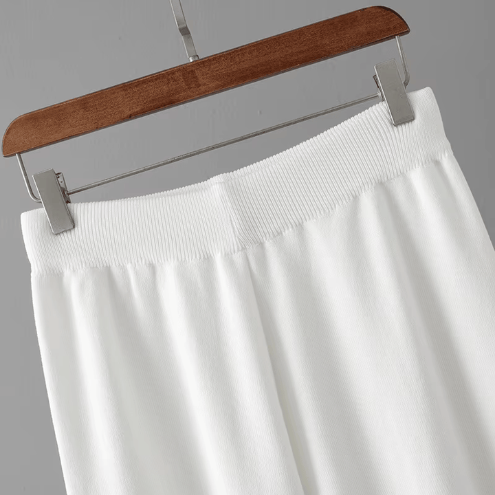 Avery™ - Ensemble trois pièces en tartan rétro avec col en O