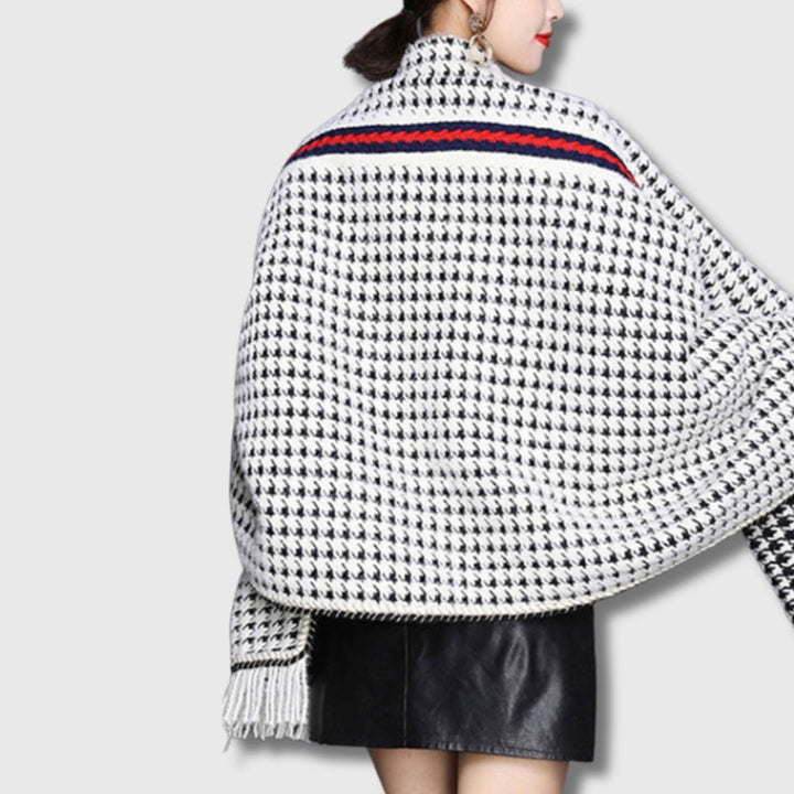 Léonie - Cardigan en Maille Chic Patchwork