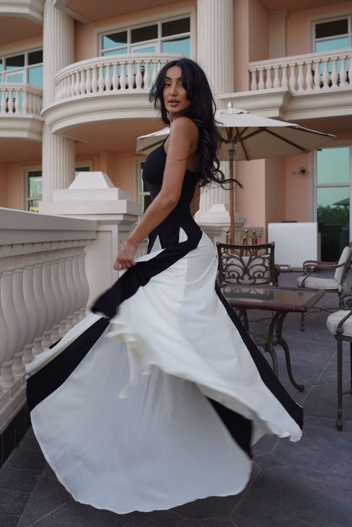 Eliana | Maxi Panneled Robe