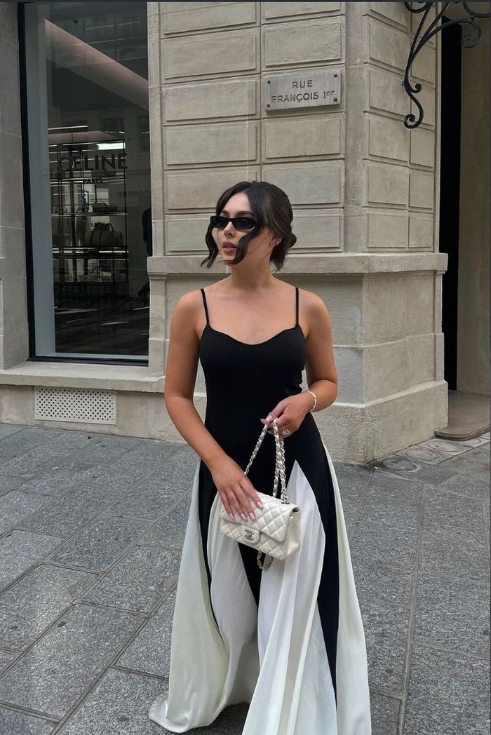 Eliana | Robe Maxi à Panneaux Élégante