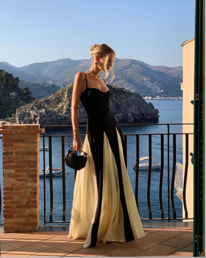 Eliana | Robe Maxi à Panneaux Élégante