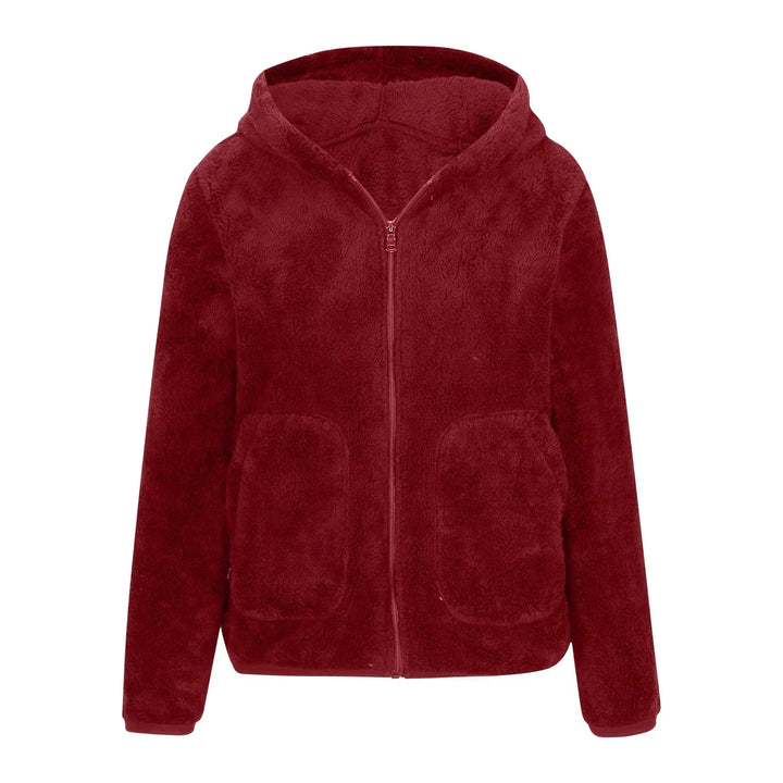 Avery™ - Sweat-shirt en polaire ultra doux couleur corail