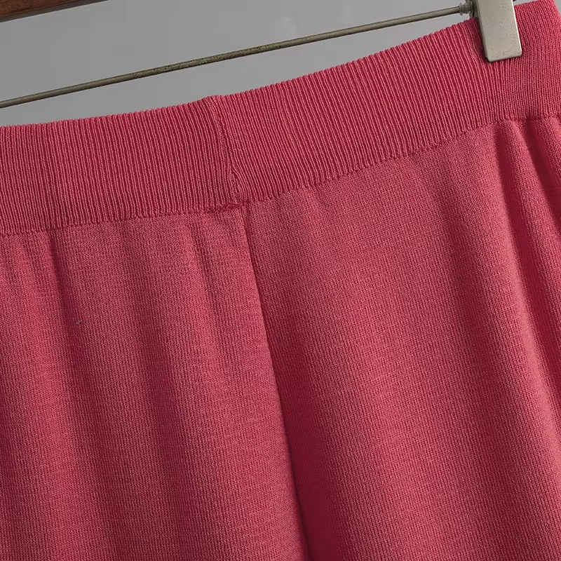 Charlotte™ - Ensemble Chic en Soie Satinée à Manches Courtes