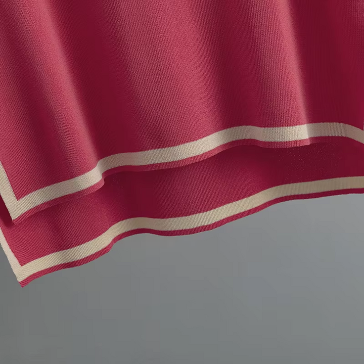 Charlotte™ - Ensemble Chic en Soie Satinée à Manches Courtes