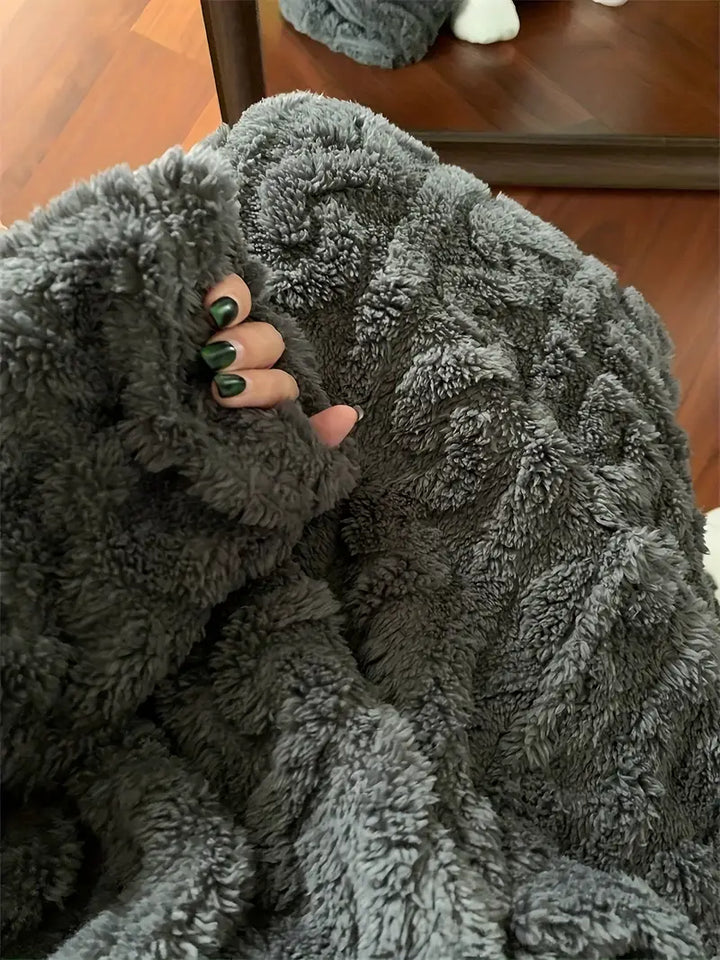 Abigail™ - Douce Robe d'Hiver en Fleece Jacquard