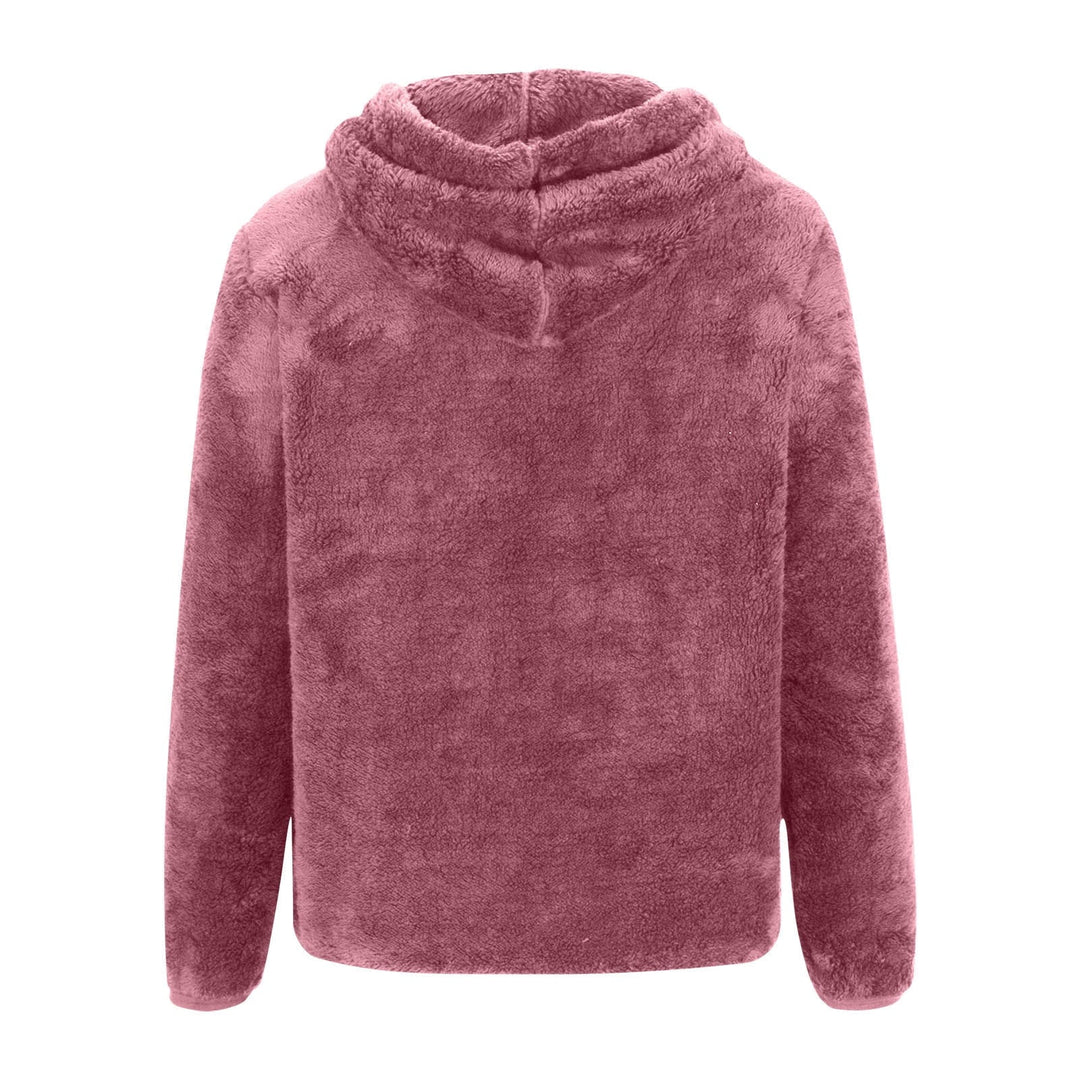 Avery™ - Sweat-shirt en polaire ultra doux couleur corail