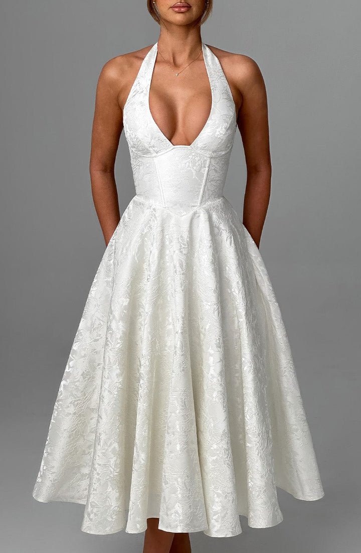 Renata - Maxi Taille Lacé en Jacquard