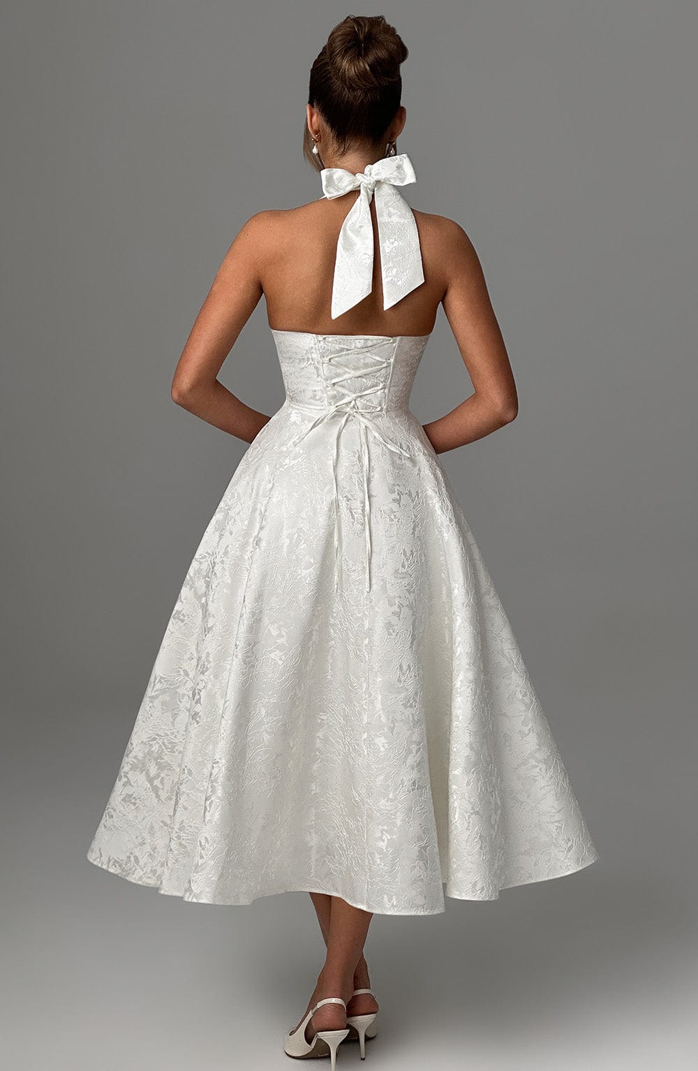 Renata - Maxi Taille Lacé en Jacquard