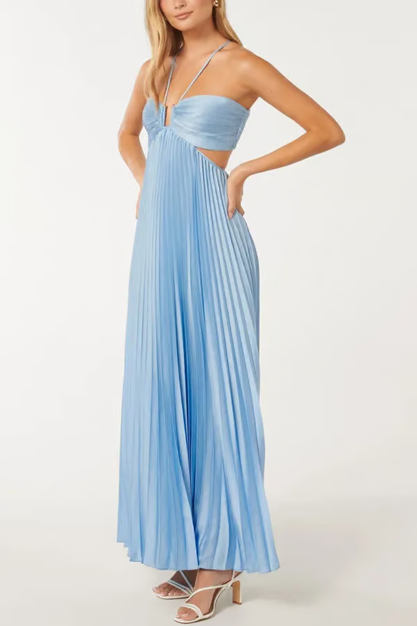 Tansy - Maxi Halter Summer Glow Robe
