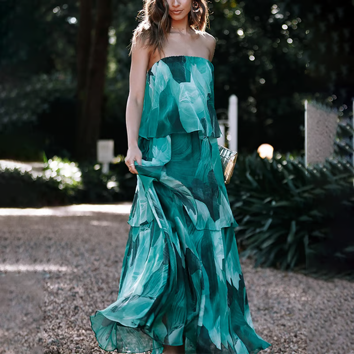 Imara - Robe Sans Manches aux Ambiances Estivales Décontractées