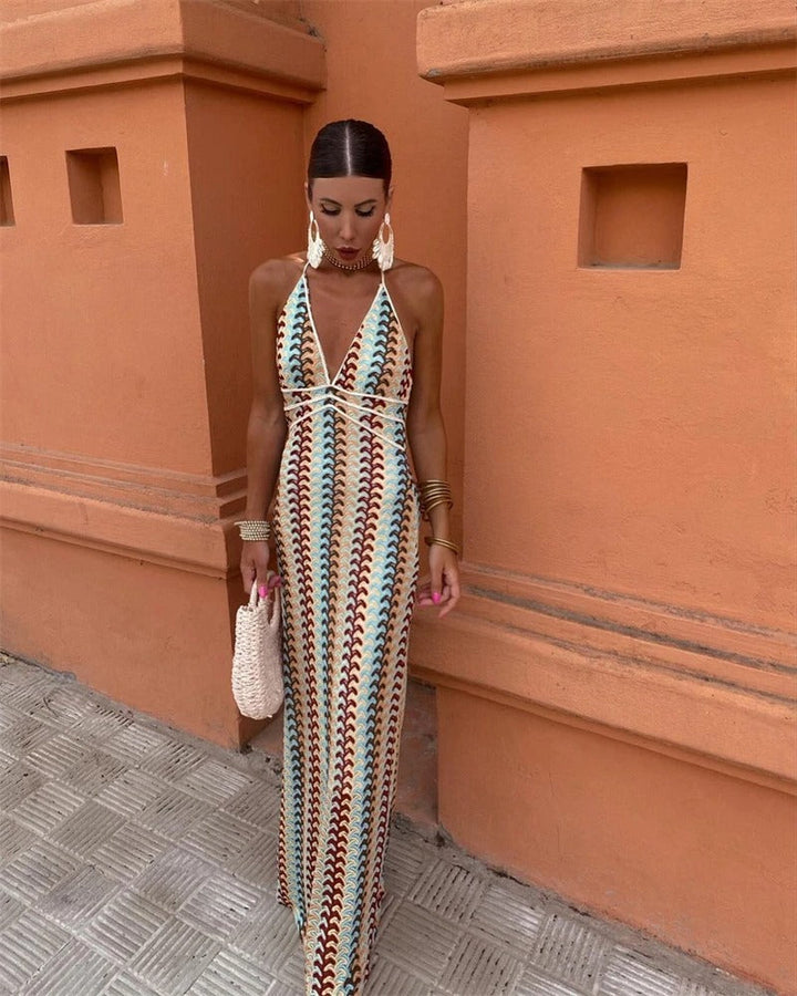 Charlotte - Robe de Plage Boho en Crochet