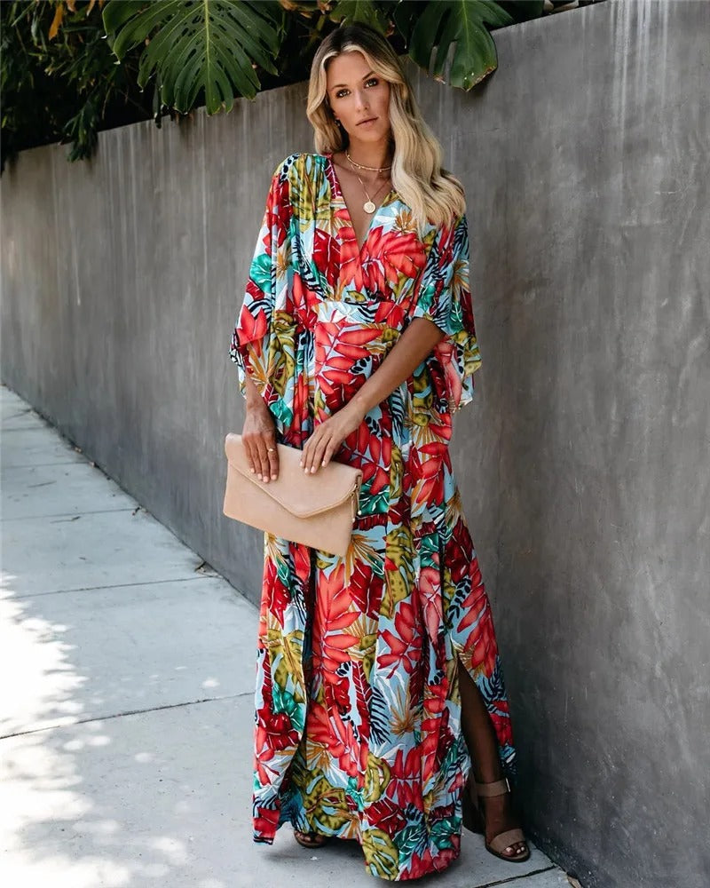 Juniper - Boho Breeze Maxi Kimono Robe