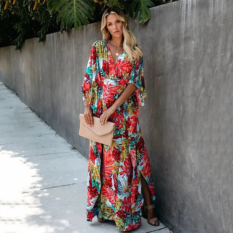 Juniper - Boho Breeze Maxi Kimono Robe
