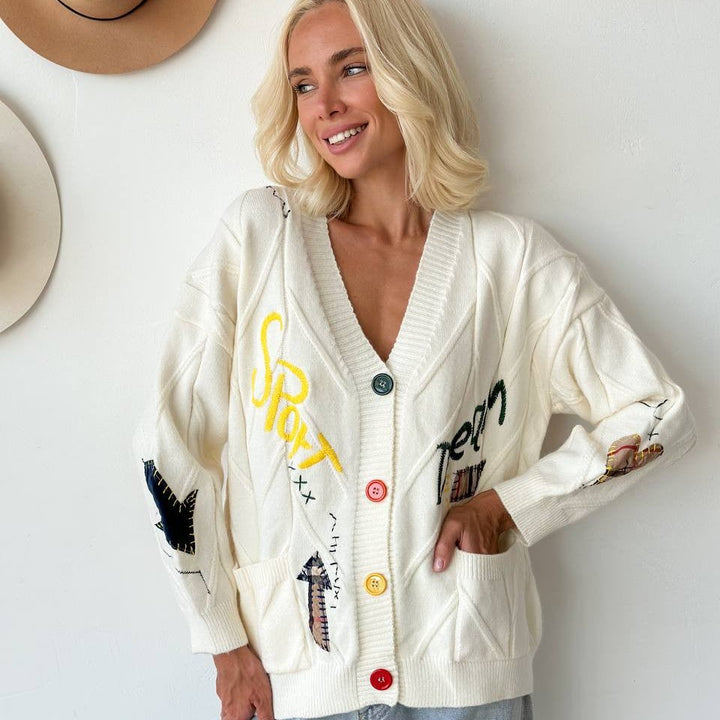 Zoe™ - Embroidered Cardigan