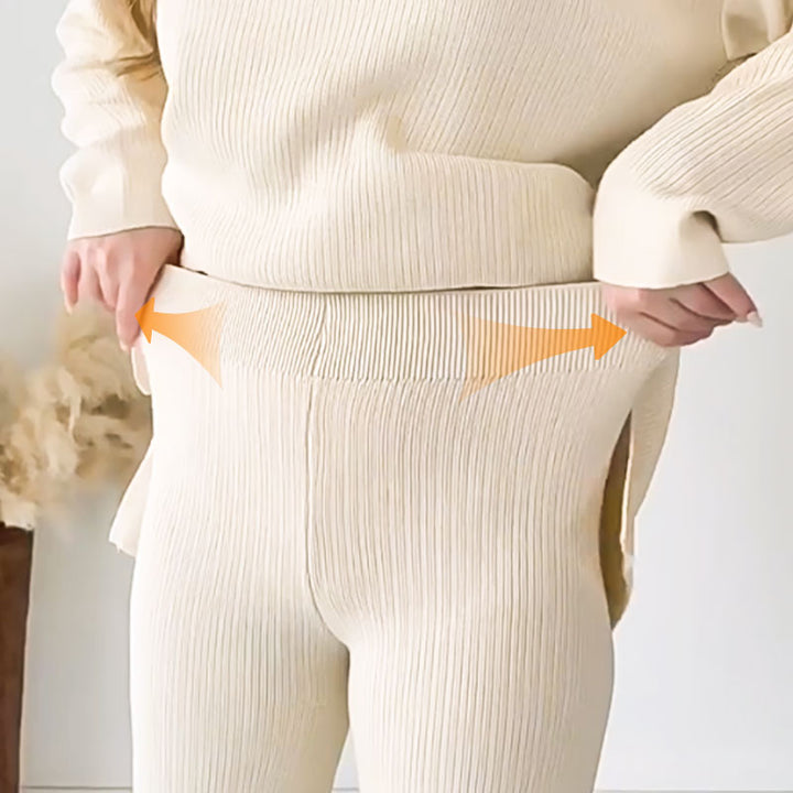 Erin - Ensemble Décontracté à Col V en Deux Parties